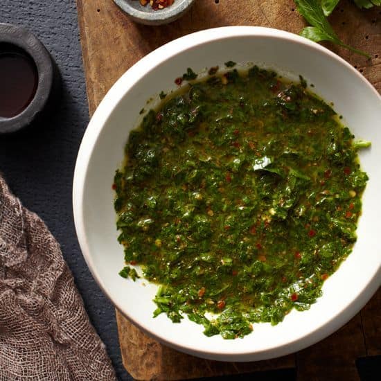 RECIPE Chimichurri verde [v] Herd Gastronomy